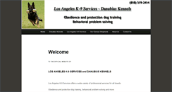 Desktop Screenshot of losangelesk9.com